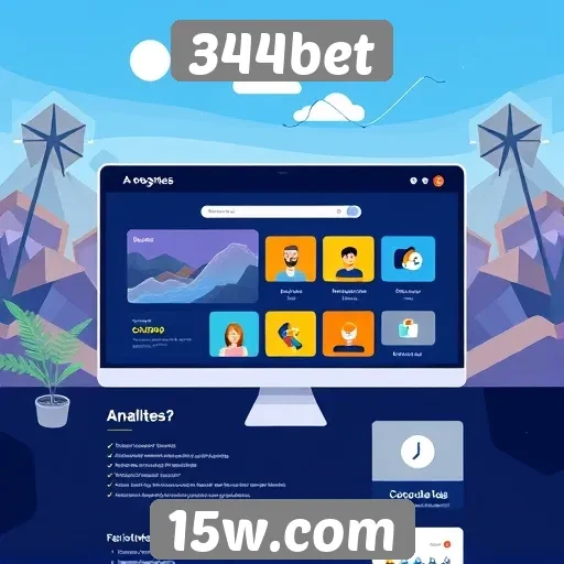 Análise da interface de usuário no site 344bet
